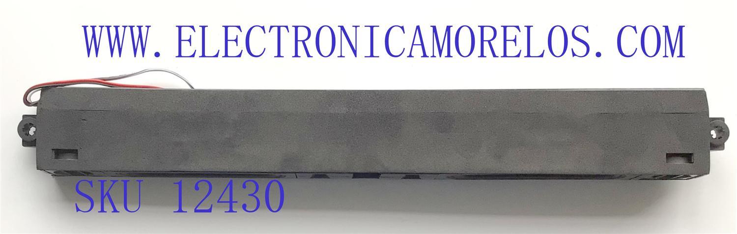 BOCINA PARA TV HITACHI / ELEMENT / NUMERO DE PARTE MTC55LED / 6Ω 12W / MTC55LED 6Ω 12W / PANEL CC500PV1D02/03 / DISPLAY CC495PU1L11 / MODELOS 50RC6 / 49C32 / E4AA43R / WR50UT4009 / WR55UT4009 / 100012585 (50 PULGADAS) / 100012586 (55 PULGADAS)